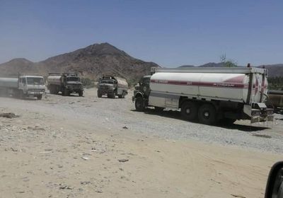 نهب الإخوان.. 100 ألف ريال إتاوة عبور القاطرات بشبوة