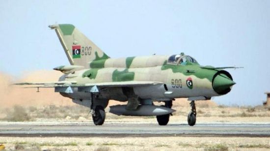  تحطم مقاتلة تابعة للجيش الوطني الليبي ومصرع طيار