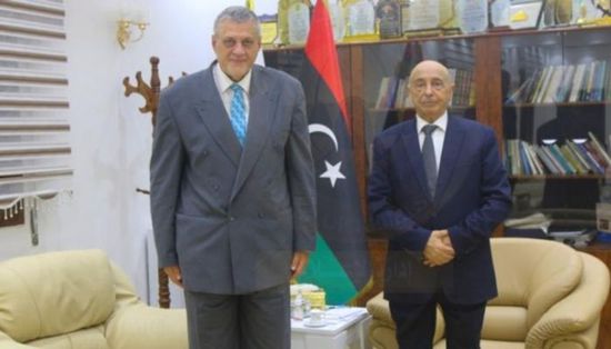  رئيس مجلس النواب الليبي يلتقي بالمبعوث الأممي