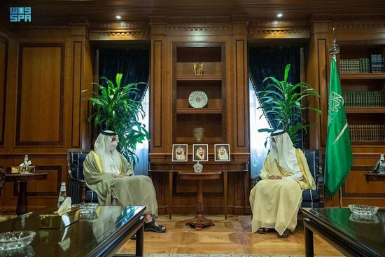  وزير الدولة للشؤون الخارجية السعودي يستقبل السفير الإماراتي