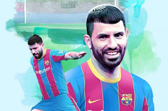 برشلونة يعلن عن صفقة أجويرو بشرط جزائي ضخم