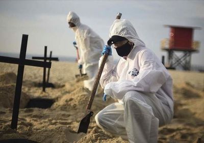  البرازيل تعلن ارتفاع وفيات كورونا بمعدل: 2408 حالات