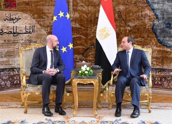  السيسي ورئيس المجلس الأوروبي يؤكدان على ضرورة التنسيق لصالح ليبيا