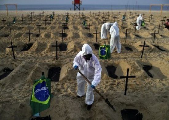 تراجع وفيات كورونا في البرازيل