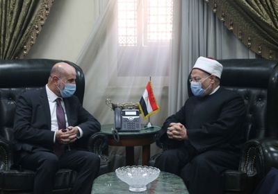 مفتي مصر يستقبل وفدًا فلسطينيًّا لبحث الأوضاع الحالية في الأراضي المحتلة