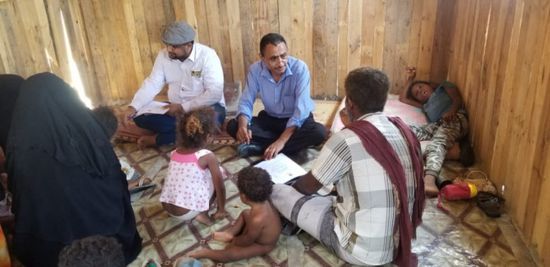"حقوقية أمانة الانتقالي" تتفقد النازحين بخورمكسر
