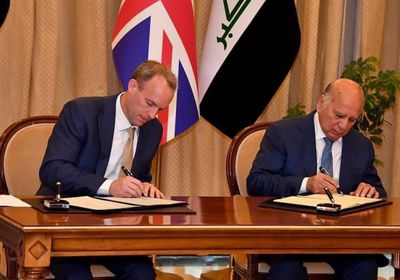 العراق وبريطانيا توقعان وثيقة للتفاهم السياسي والاستراتيجي