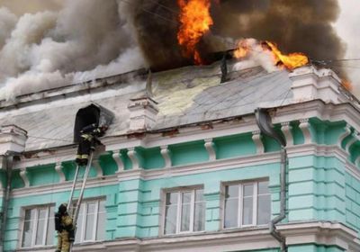  مصرع وإصابة 11 شخصا إثر حريق بأحد مستشفيات روسيا