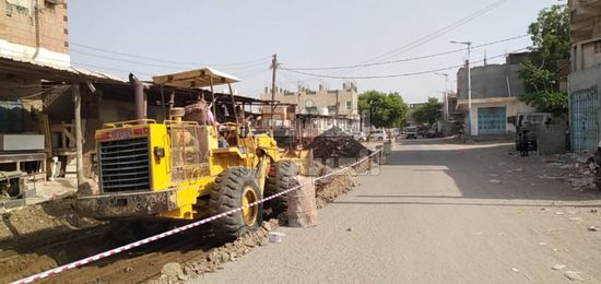 استئناف المرحلة الثانية لمشروع تطوير شوارع جعار