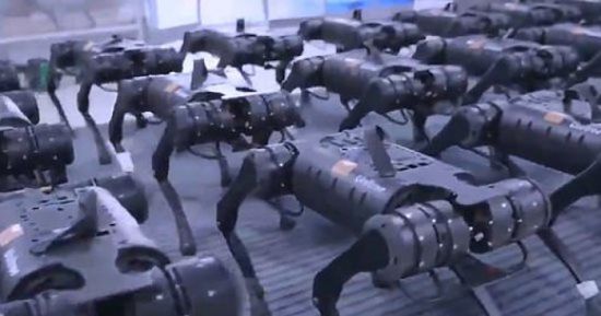 شركة صينية تطرح روبوت جديدًا ذا 4 أرجل
