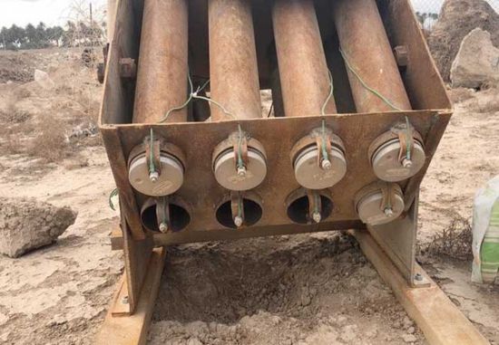  العثور على 4 صواريخ كانت مجهزة لقصف قاعدة بلد بالعراق