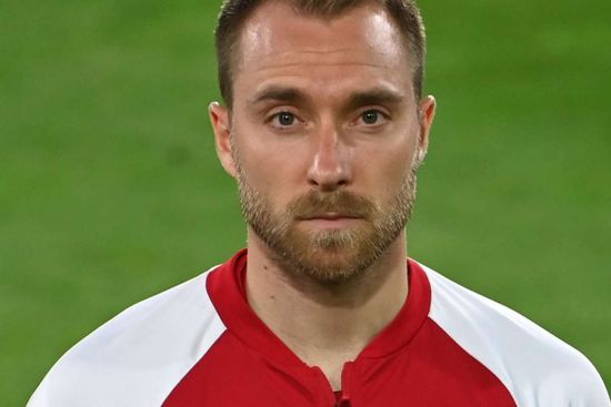 إريكسن يتابع مباراة الدنمارك أمام بلجيكا من المستشفى