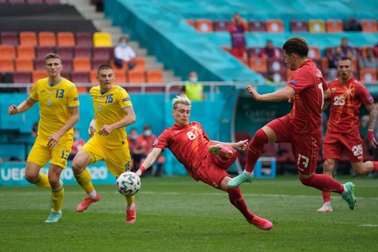 أوكرانيا تفوز على مقدونيا الشمالية بهدفين في يورو2020