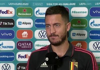 هازارد جاهز لمواجهة فنلندا في يورو 2020