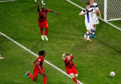 بلجيكا تنتصر على فنلندا بهدفين في يورو 2020