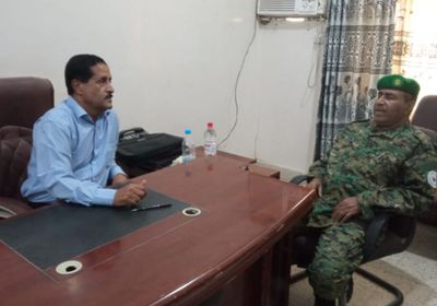 "انتقالي أبين" يبحث جهود فرض الأمن بالمحافظة