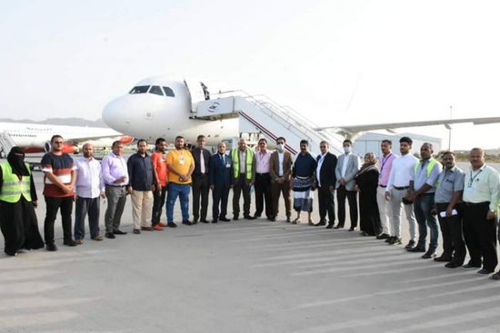 بأولى الرحلات.. "النقل" تستقطب ناقل جوي مصري لمطار عدن