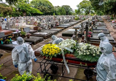  البرازيل: 2032 وفاة و73602 إصابة جديدة بكورونا
