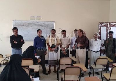 الشقي يزور جامعة أبين ويلتقي طلابها