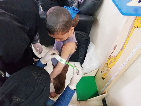 "الصحة العالمية" تفحص 155 ألف طفل في 3 أشهر