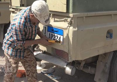 بدء ترقيم آليات الأجهزة الأمنية في عدن