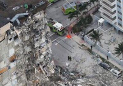ارتفاع حصيلة وفيات انهيار مبنى ميامي إلى 10 أشخاص