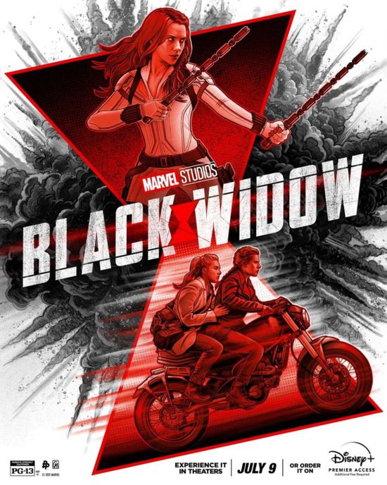 طرح بوستر جديد لفيلم Black Widow