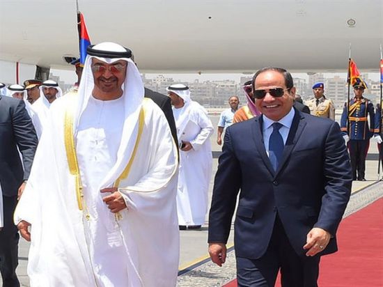 الشيخ محمد بن زايد يشهد افتتاح قاعدة "3 يوليو" العسكرية بمصر