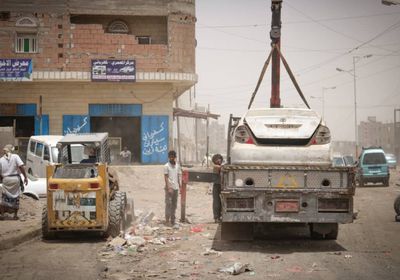 رفع تعديات على شوارع البساتين بدار سعد