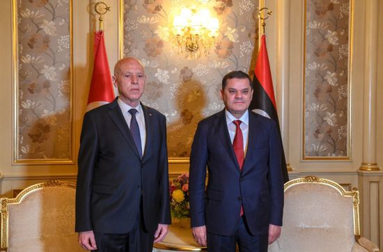  الرئيس التونسي يتلقى اتصالًا هاتفيًا من الدبيبة