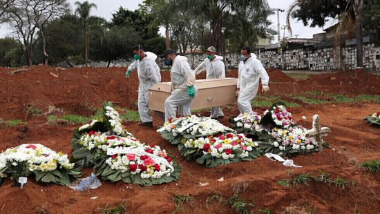 البرازيل.. 52789 إصابة و1548 وفاة بكورونا