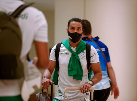 بعثة المنتخب السعودي تصل طوكيو