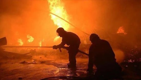 اندلاع حريق هائل بقاعدة الإمام علي الجوية بالعراق