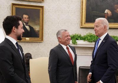 الملك عبدالله يشكر بايدن على دعمه للأردن