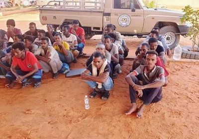 الجيش الليبي يضبط 27 مهاجراً غير شرعي جنوب البلاد