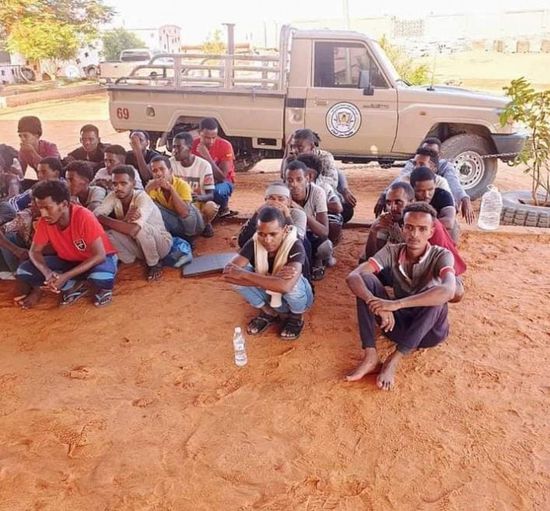 الجيش الليبي يضبط 27 مهاجراً غير شرعي جنوب البلاد