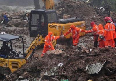  ارتفاع ضحايا الانهيارات الأرضية في الهند إلى 36 قتيلا