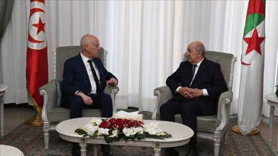 قيس سعيد وتبون يبحثان تطورات الأوضاع في تونس