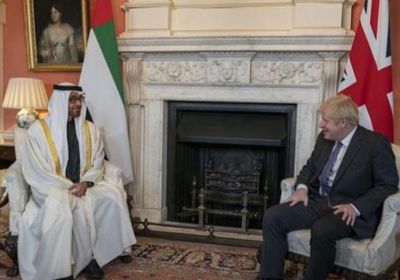 بن زايد وجونسون يبحثان عدد من القضايا المشتركة