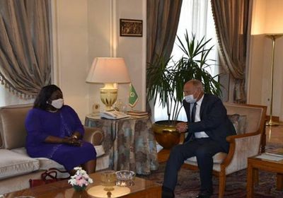  أبو الغيط ووزيرة خارجية جنوب السودان يبحثان تعميق التعاون