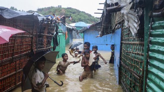  بنغلاديش: الفيضانات تشرد الآلاف بمخيمات الروهينغا