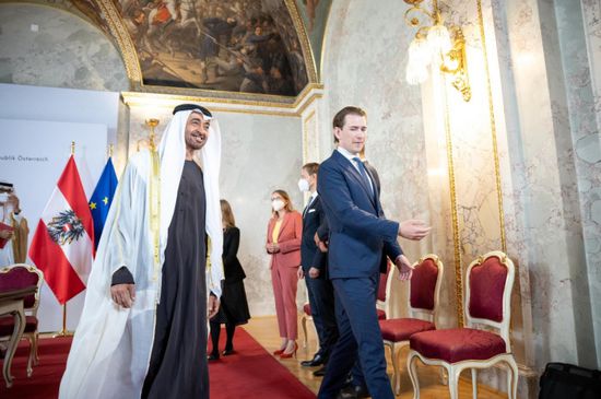  بن زايد: تطوير علاقاتنا مع النمسا لمستوى استراتيجي