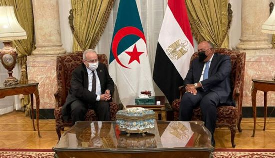 وزير الخارجية المصري يلتقي بنظيره الجزائري