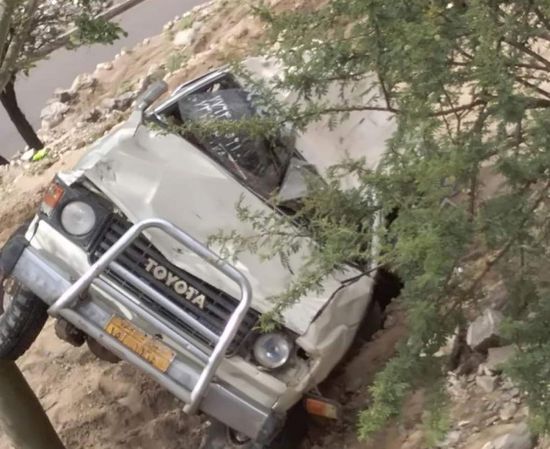 انقلاب سيارة على طريق هيجة العبد