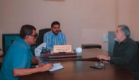 معاوية يناقش إطلاق مشاريع تنموية في الشيخ عثمان