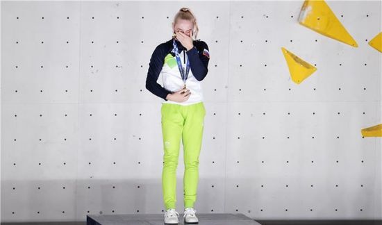  سلوفينية تحرز أول ذهبية تسلق في تاريخ الأولمبياد