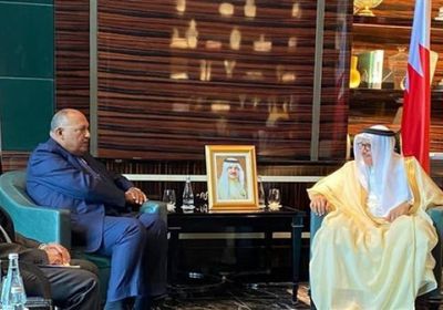 تفاصيل لقاء وزير الخارجية المصري بنظيره البحريني