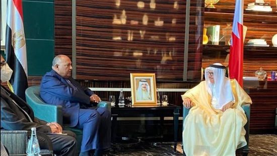 تفاصيل لقاء وزير الخارجية المصري بنظيره البحريني