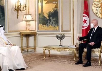 تفاصيل لقاء الرئيس التونسي بوزير الخارجية البحريني