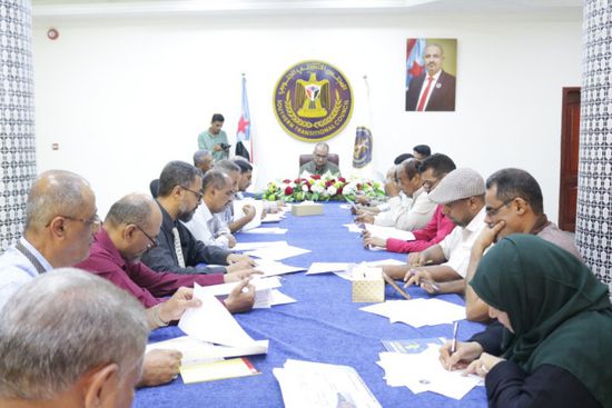 أمانة الانتقالي تطلع على تقارير نشاط دوائرها